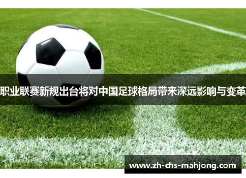 职业联赛新规出台将对中国足球格局带来深远影响与变革